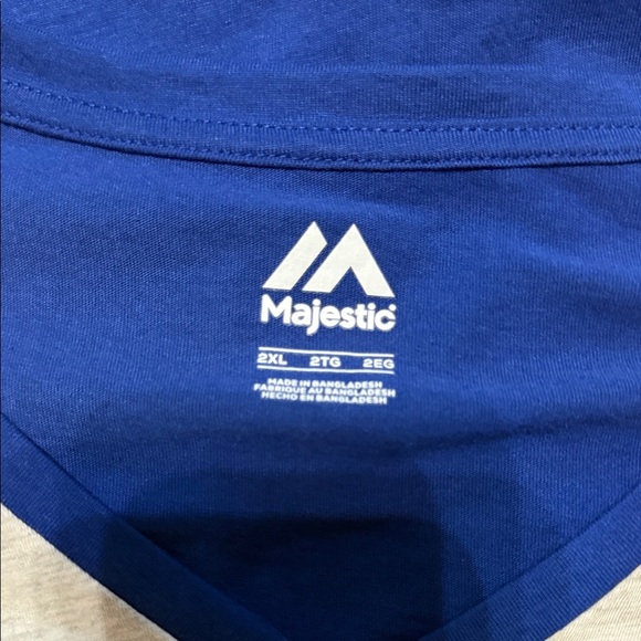 MAJESTIC Los Angeles Dodgers Baseball Since 1958 V-Neck Women's Size XXL - Picture 9 of 10